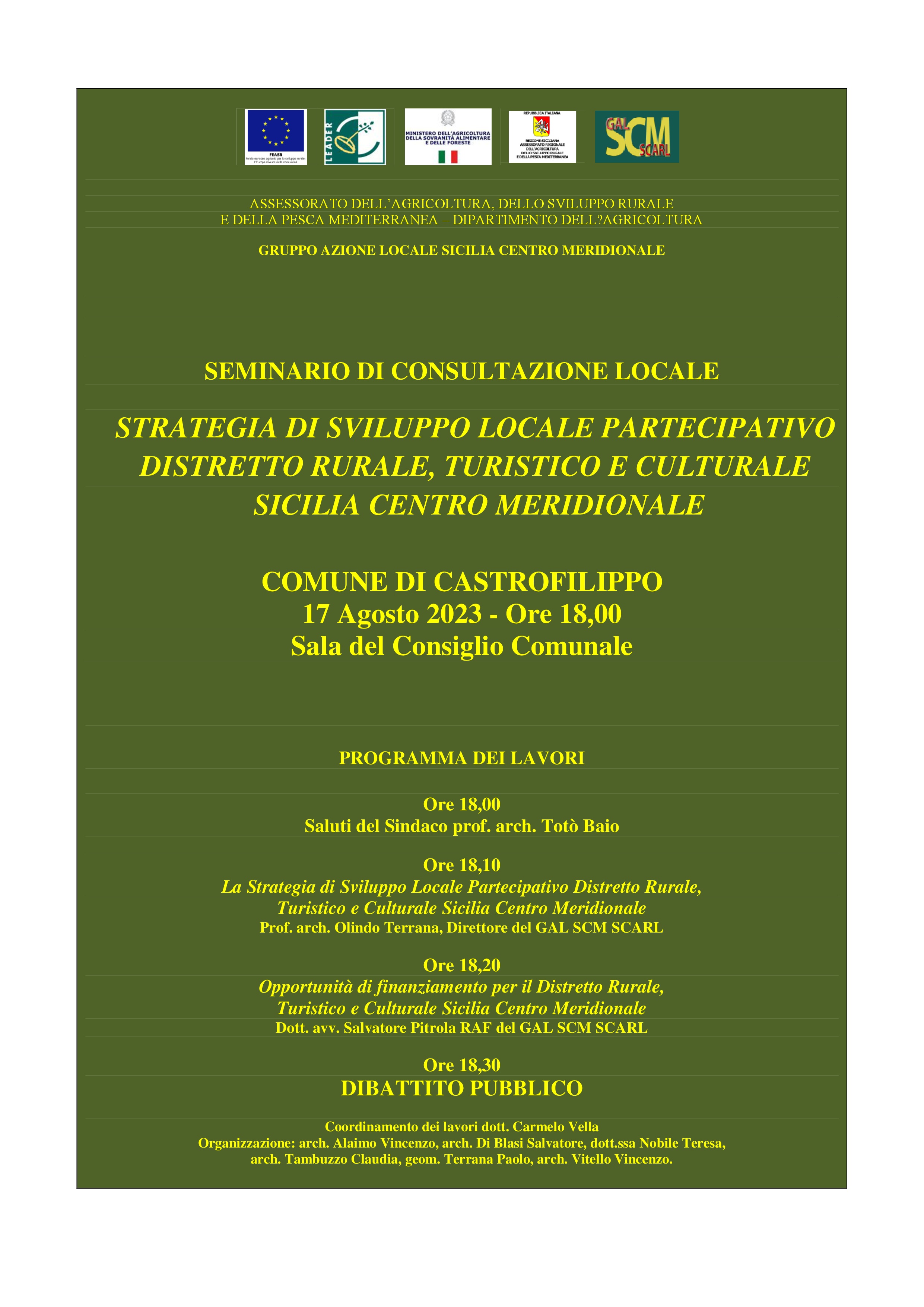 Seminario di consultazione locale