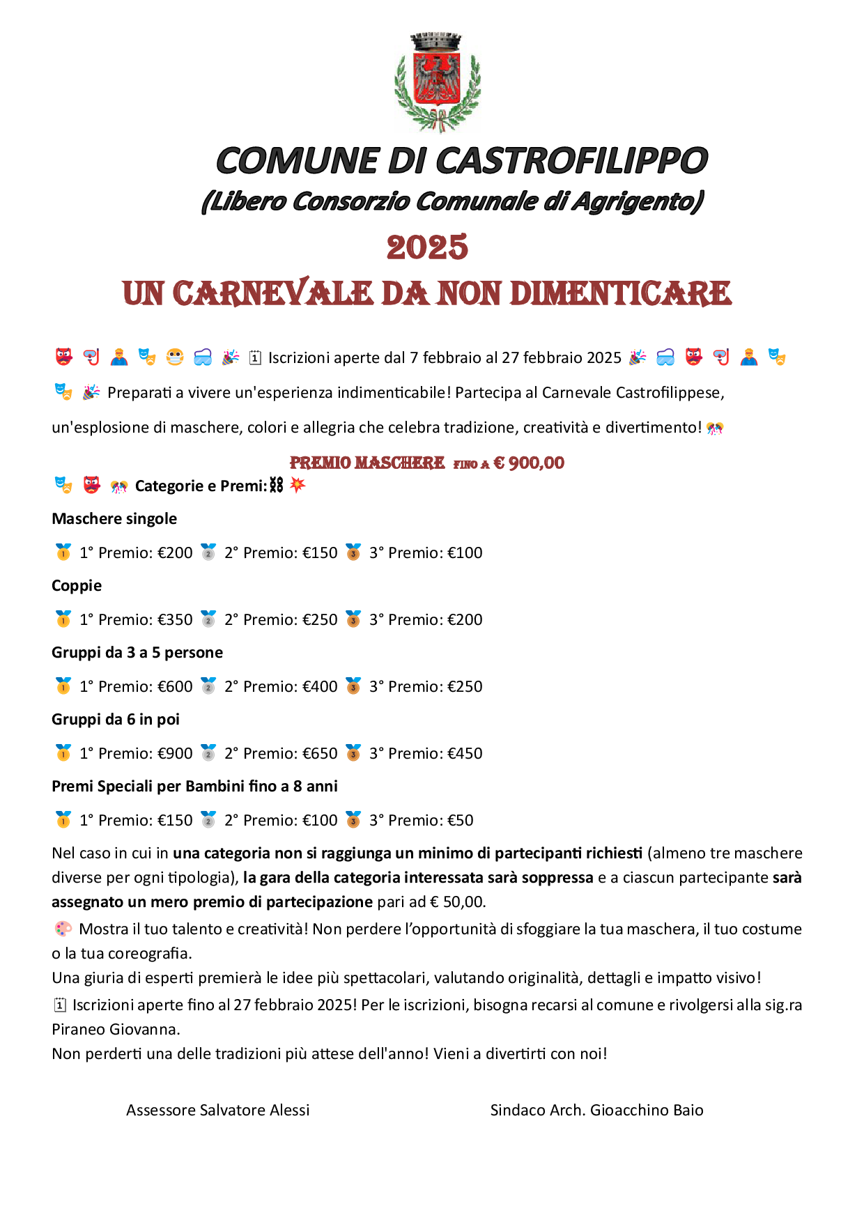 2025 un Carnevale da non dimenticare